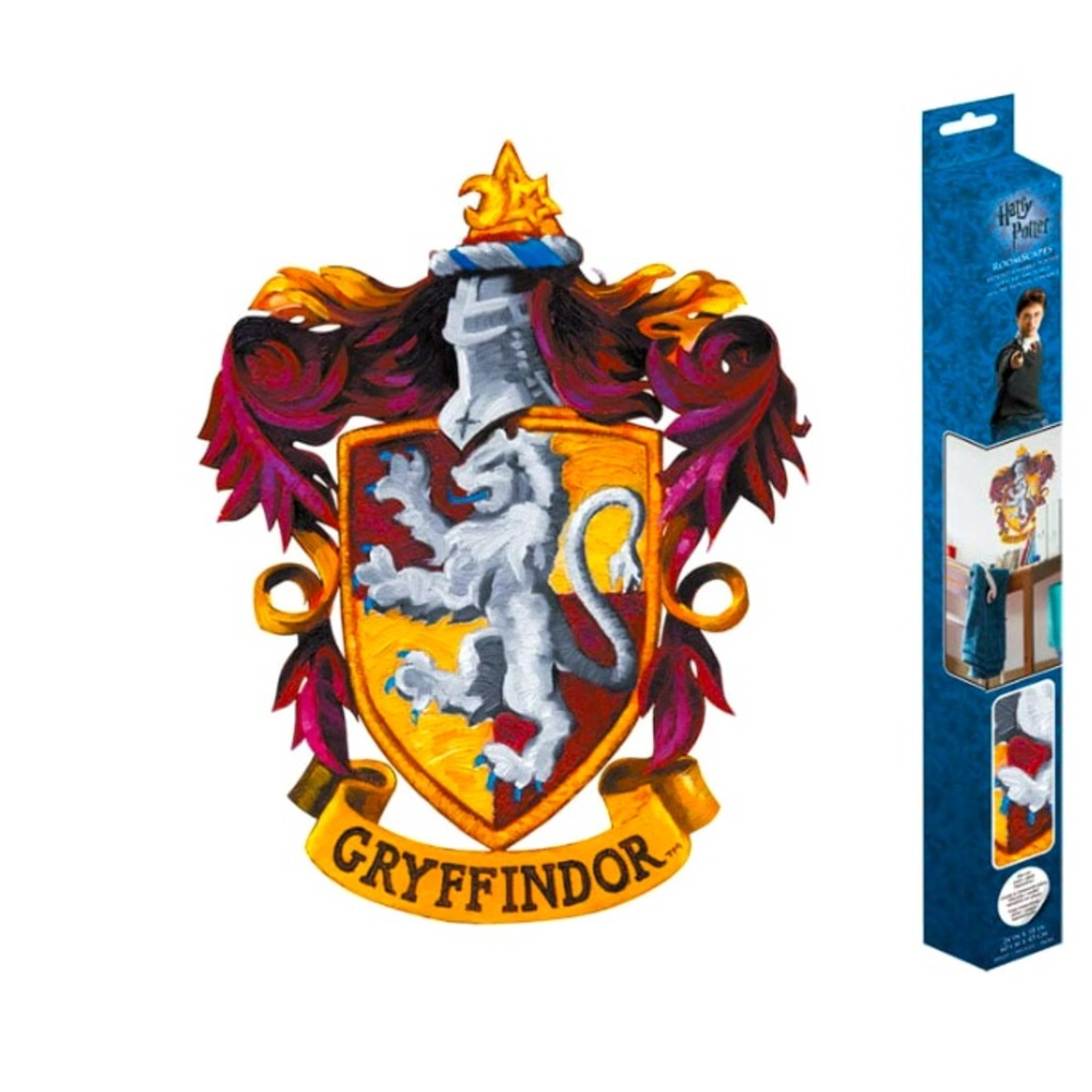 Harry Potter House Gryffindor Crest RoomScapes Repositionable Wall Decal 24 x 18